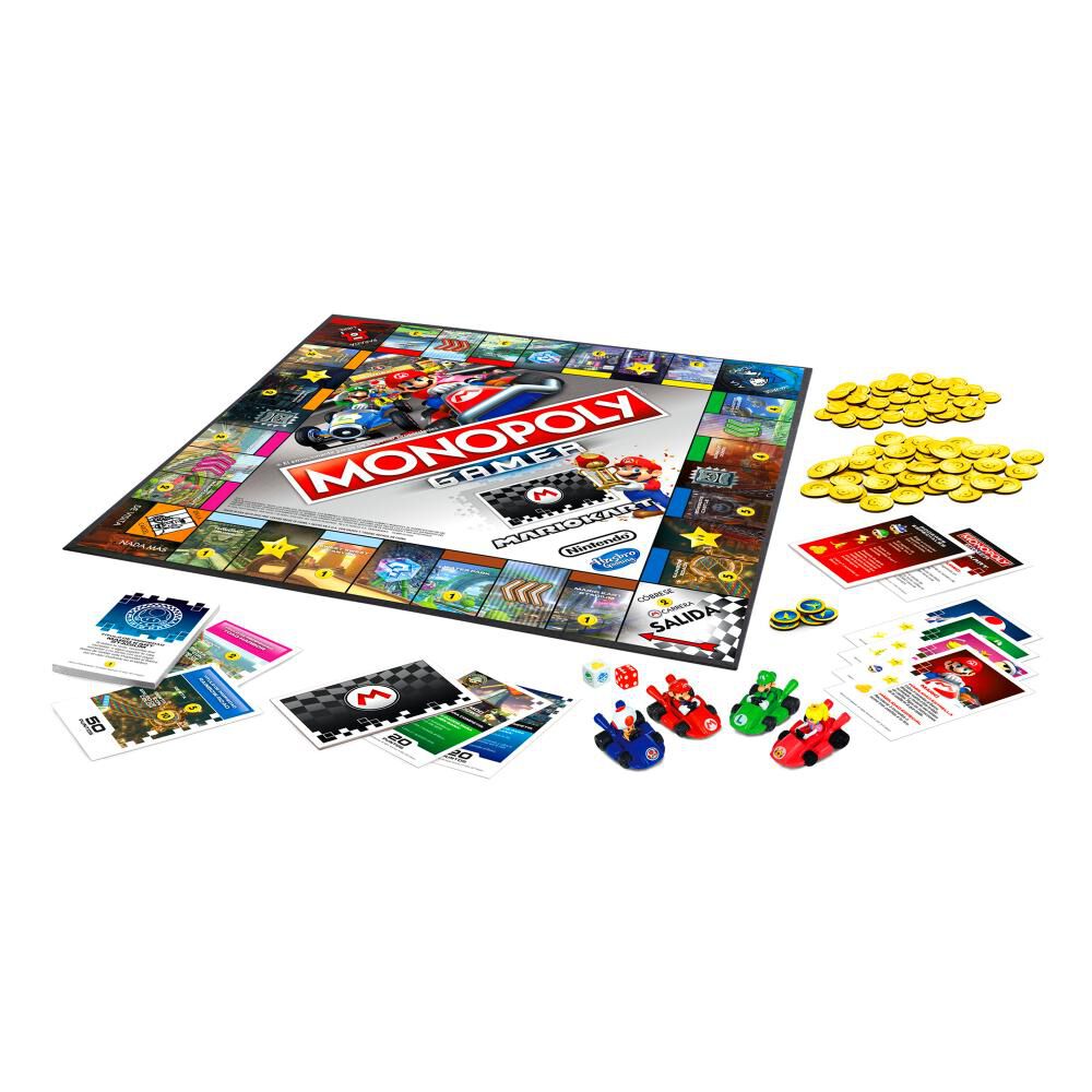 Juegos Familiares Monopoly Gamer Mario Kart image number 3.0