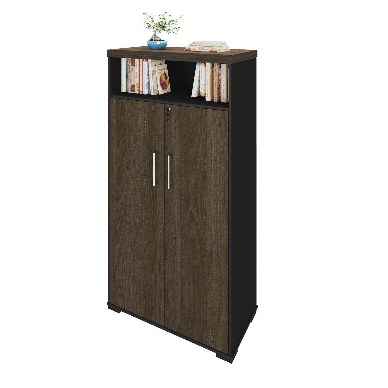 Estante Organizador Oficina Negro Con Caf&eacute; image number 7.0