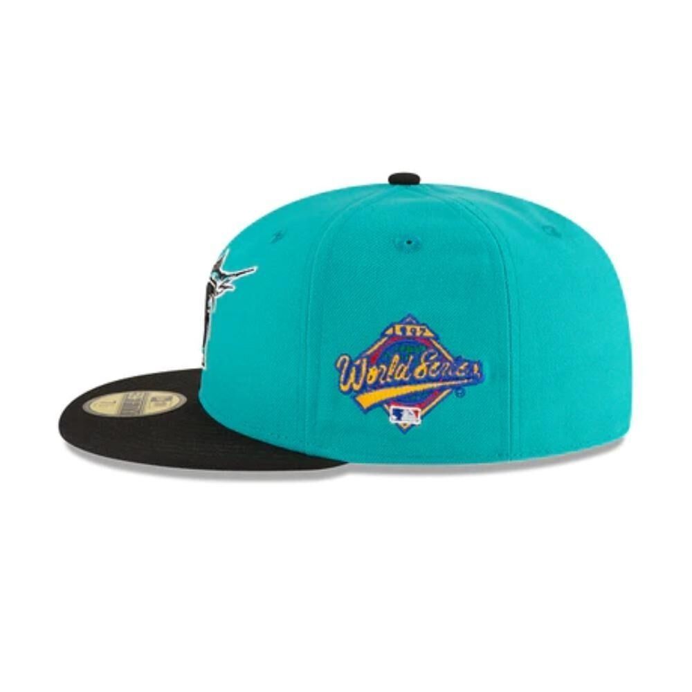 Gorra Miami Marlins Mlb 59fifty Wool Celeste New Era image number 3.0