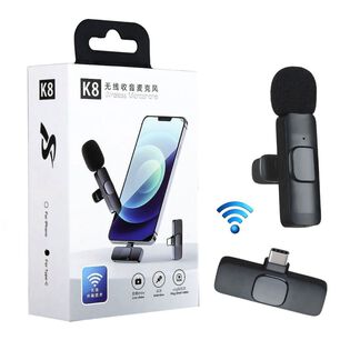 Microfono Inal&aacute;mbrico K8 Para Android Tipo C