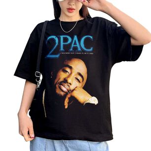Polera Estampada 2pac Tupac Shakur Rap