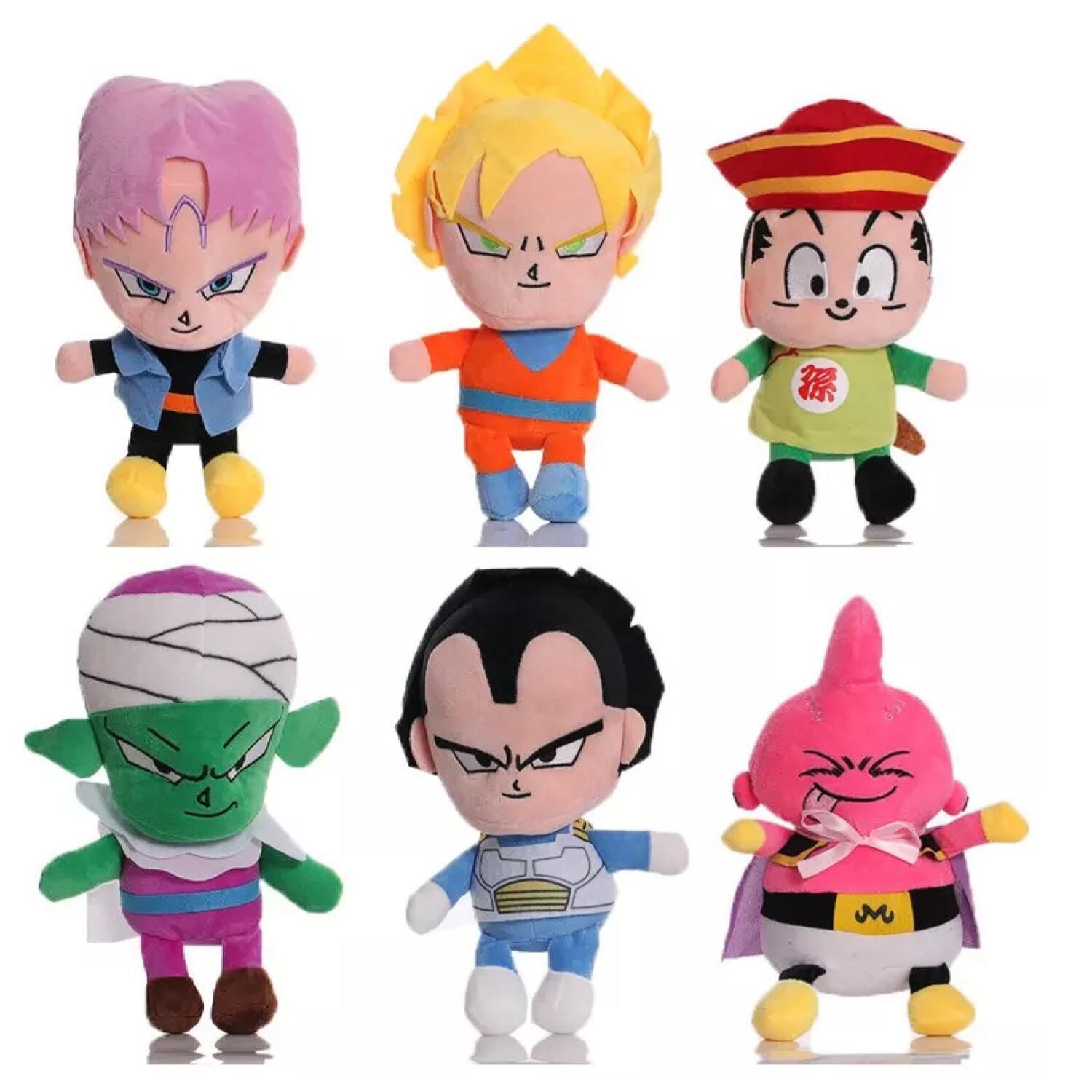 Juguete Pack 6 Peluches Dragon Ball 25cm Infantil image number 0.0