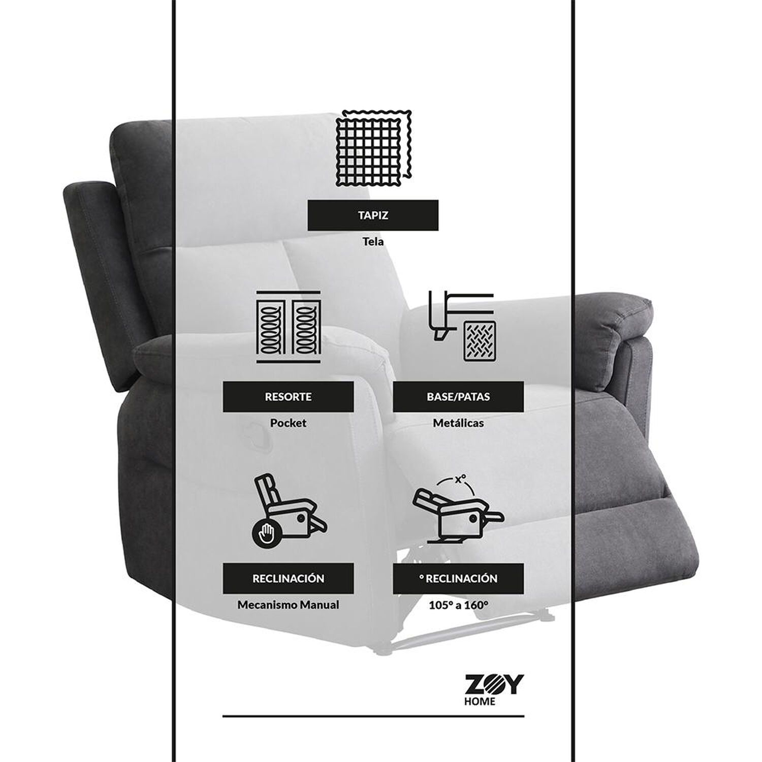 Bergere Zoy Home Beijing / 1 Cuerpo image number 7.0