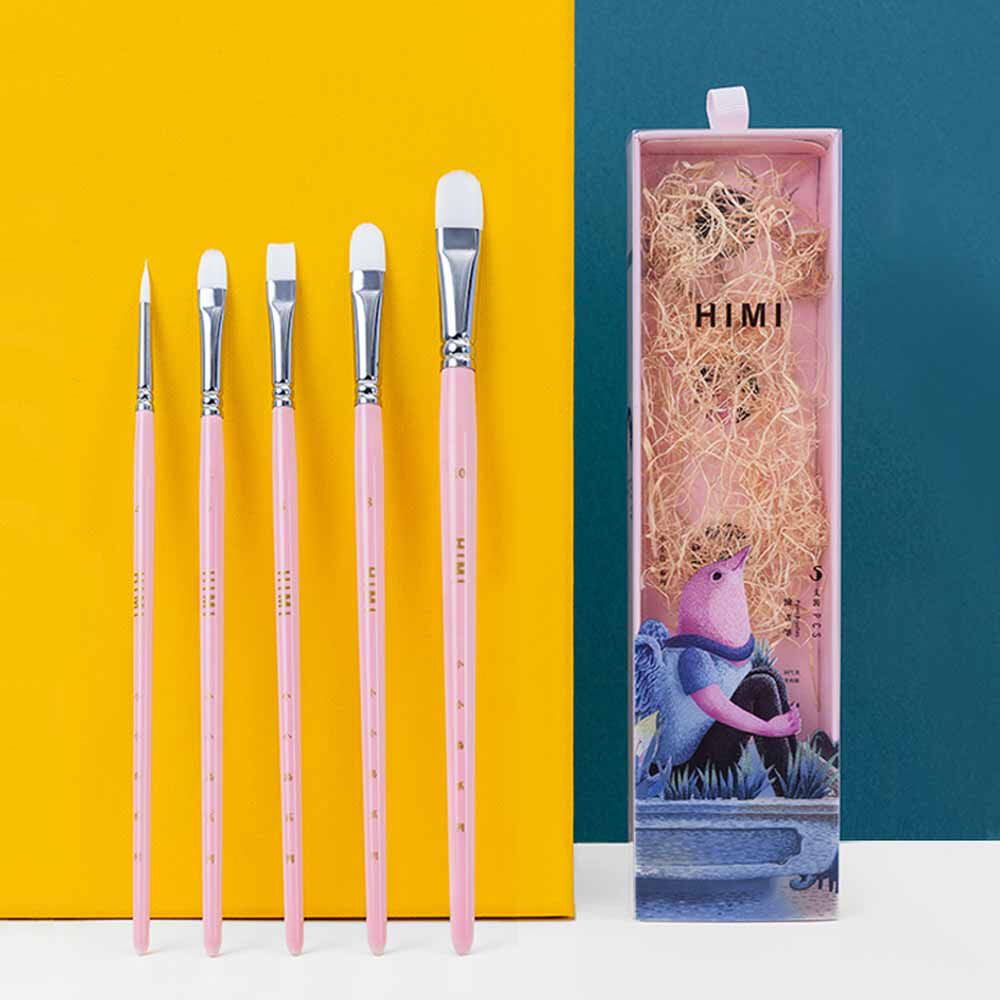 Himi - Miya Little Bird Set De 5 Pinceles Rosado image number 5.0