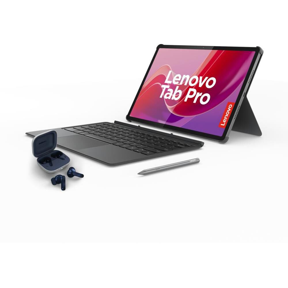 Tablet 12,7" 3K Lenovo Tab Pro / 8 GB RAM / 256 GB / Gris + Keyboard + Pen Plus + Moto Buds image number 1.0