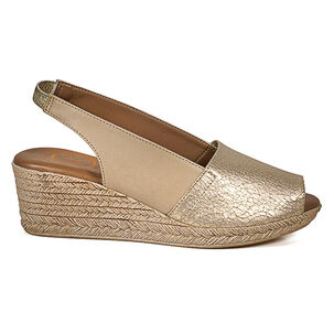 Sandalia Cuero Susanne Dorado Sandalia Cuero Susanne Dorado