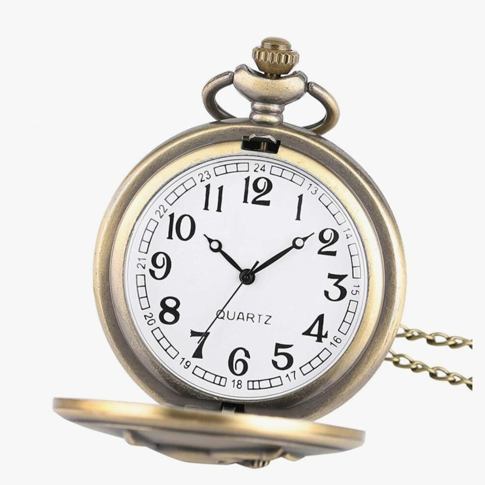 Reloj De Bolsillo Con Cadena De Pok&eacute;mon Pikachu image number 2.0
