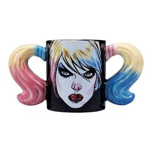 Taz&oacute;n 3d Ceramica Rostro Harley Quinn