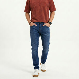 Pantalon Jeans Skinny Forro Interno Hombre