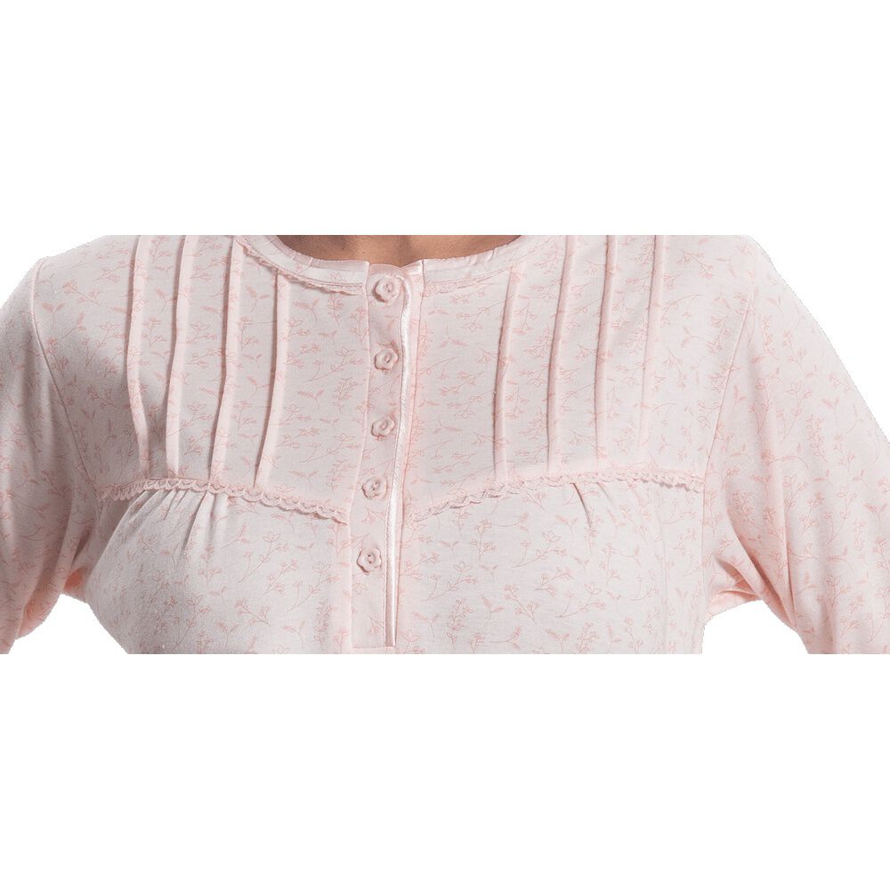 Art. 122 Te Jersey Algodón Estampado Con Alforzas image number 1.0