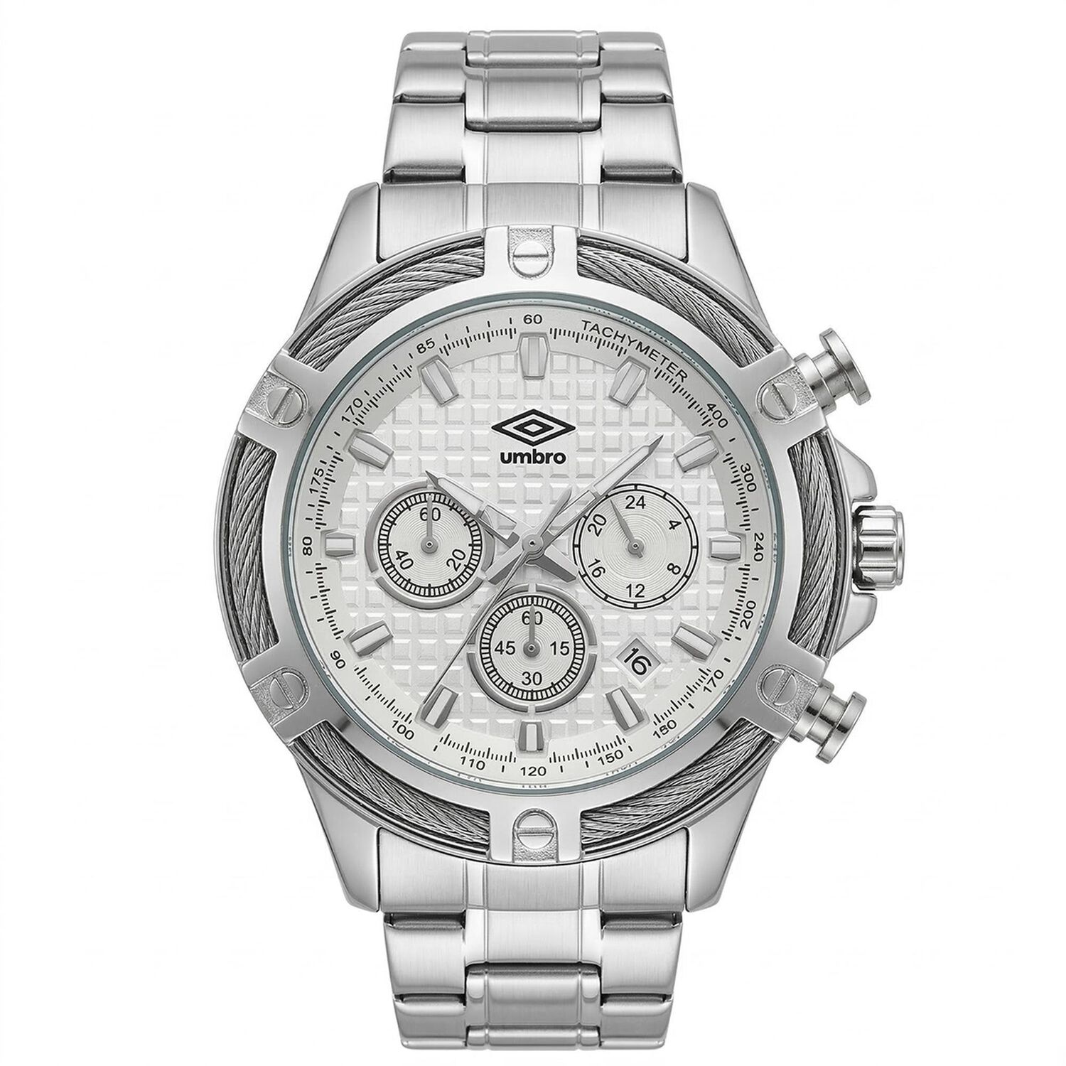 Reloj An&aacute;logo Hombre Umbro Plus Plateado Umbp-1500-130 image number 0.0