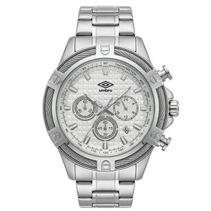 Reloj An&aacute;logo Hombre Umbro Plus Plateado Umbp-1500-130
