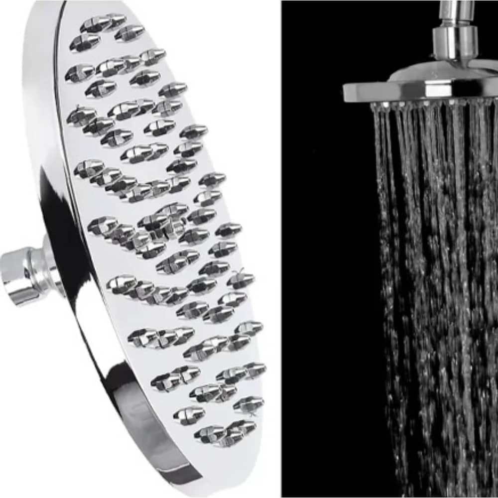 Plato Ducha Redondo Acero Inoxidable image number 2.0