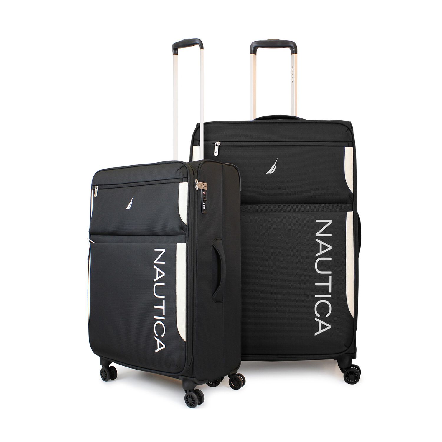 Pack 2 Maletas Blandas M+l Nautica Marbella 20kg Y 23kg Negra image number 0.0