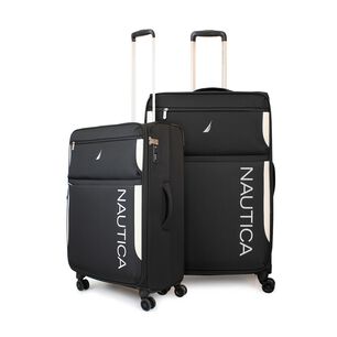 Pack 2 Maletas Blandas M+l Nautica Marbella 20kg Y 23kg Negra