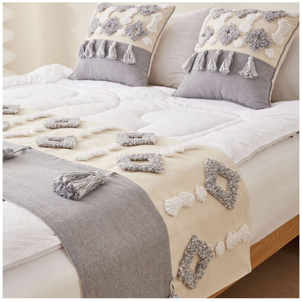 Set Piecera Boho 60 X 210 + 2 Fundas De Cojin B08 image number 1.0