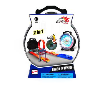 Pista 2 En 1 Con Rueda Y Luz / 18 Piezas Happy Valley