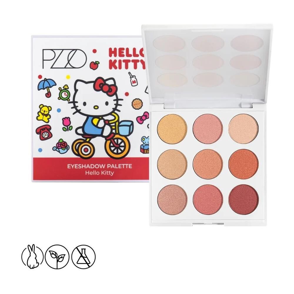 Paleta De Sombras Brilliance Eyeshadow Palette Hello Kitty image number 0.0