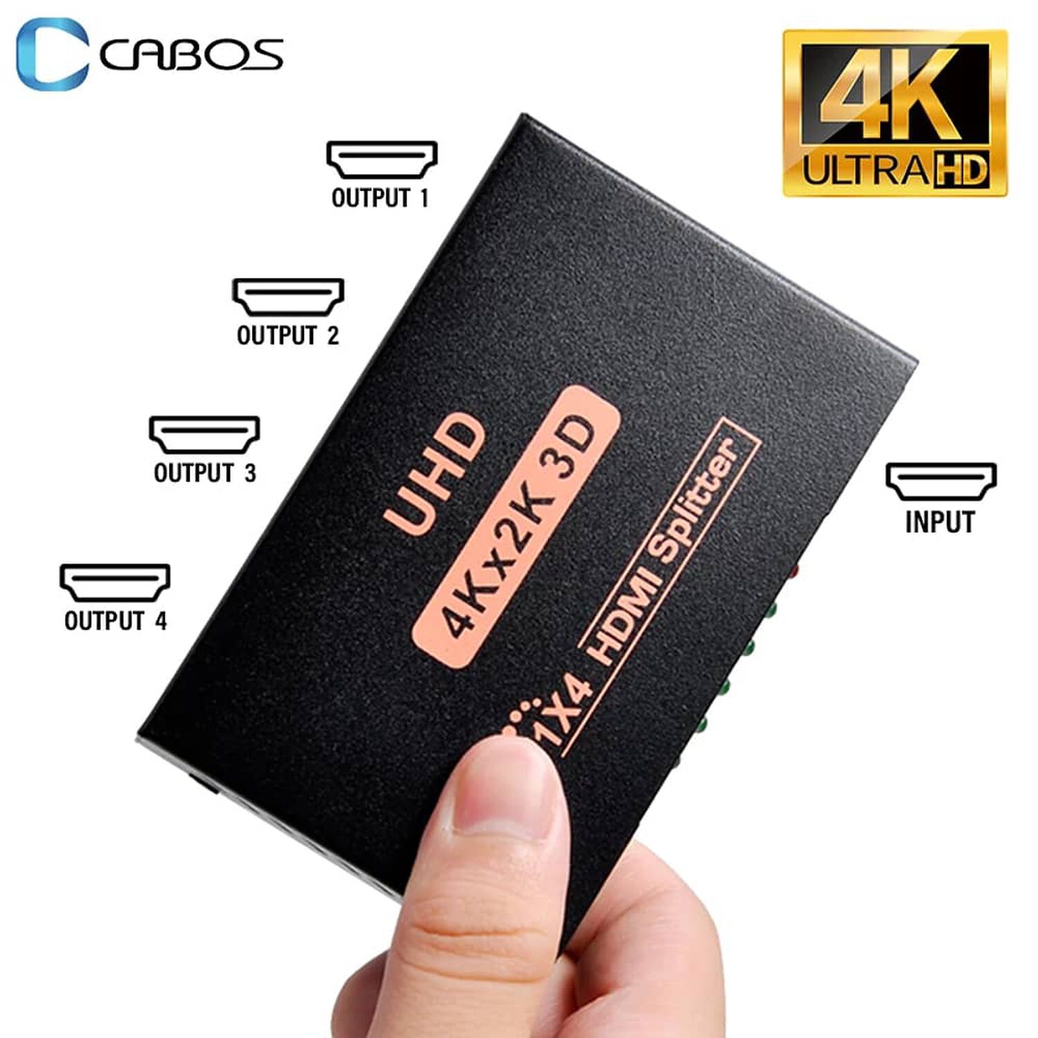Spliter Hdmi 4k 3d High Speed Pro De 4 Salidas Sin Lag Hd04 image number 10.0