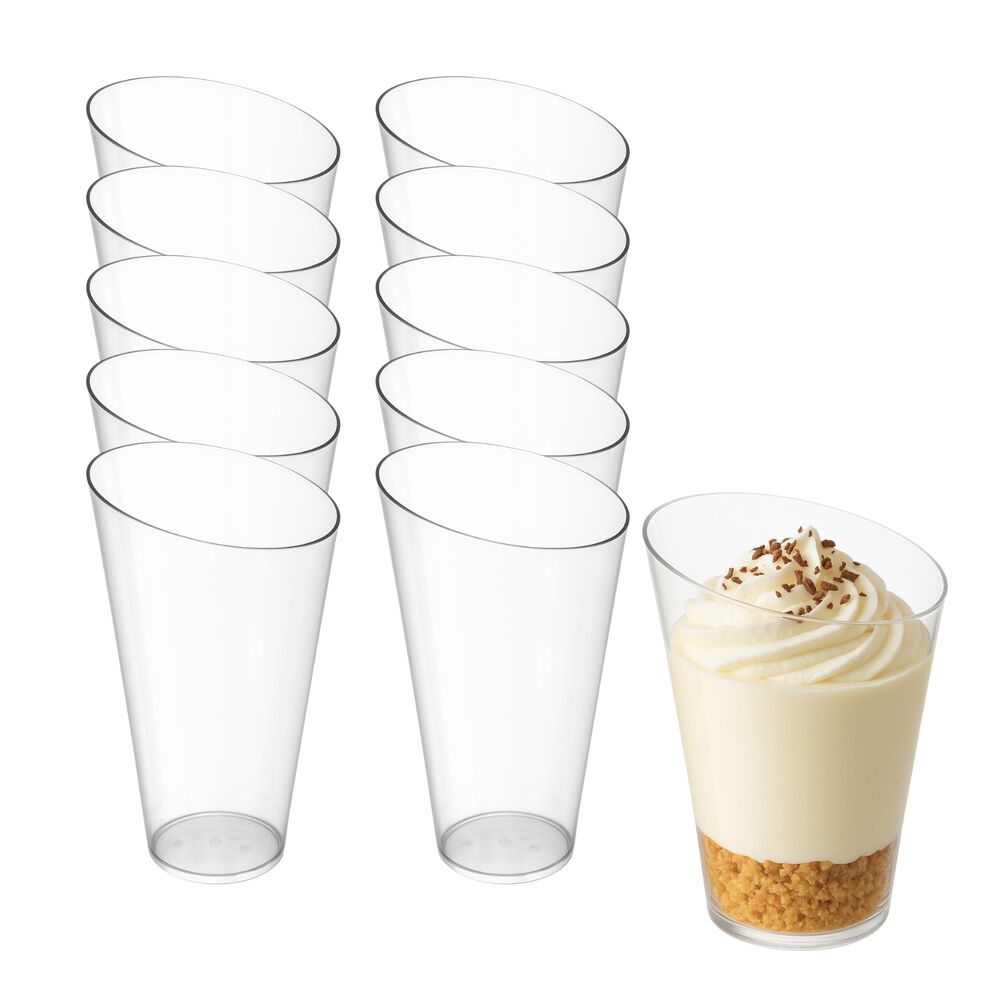 Set 30 Vasos Shot 160ml Postre Plastico Acrilico Desechable image number 0.0