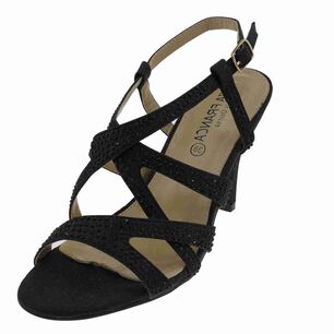 Sandalia Fiesta Negro V&iacute;a Franca Art. 5g8238negro1