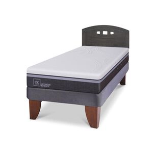 Cama Europea Cic Ortopedic Advance / 1.5 Plazas / Base Normal + Respaldo