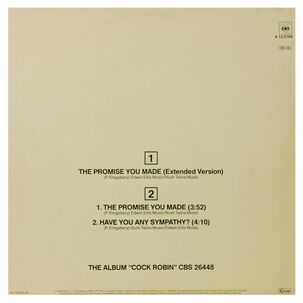 Cock Robin - The Promise You Made | 12" Maxi Single Usado