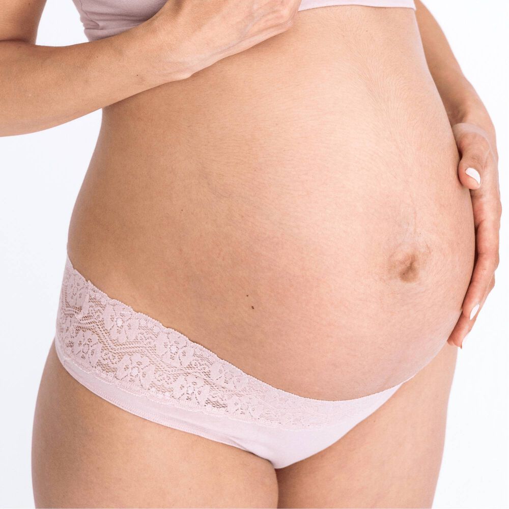 Bikini Algod&oacute;n Con Encaje Palo De Rosa 2rios image number 4.0