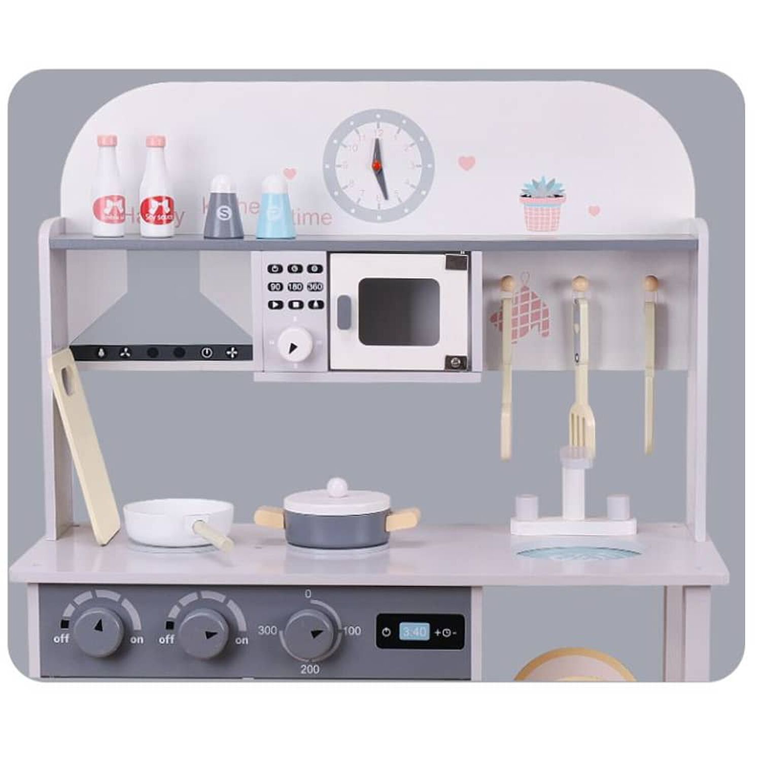 Set De Cocina+utensilios De Madera Unisex image number 4.0