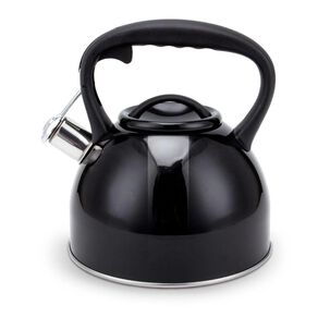 Tetera Acero Inoxidable Con Silbato Wens 3l Negro