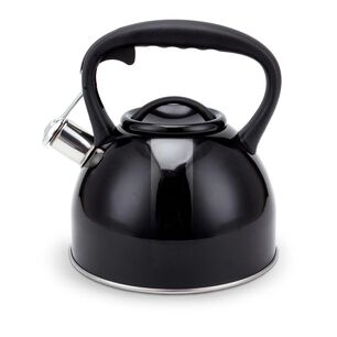 Tetera Acero Inoxidable Con Silbato Wens 3l Negro