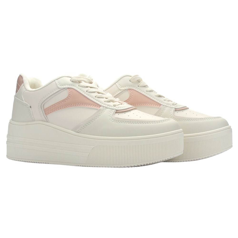 Zapatilla Mujer Chalada Memphi-9 Beige Urbano image number 4.0