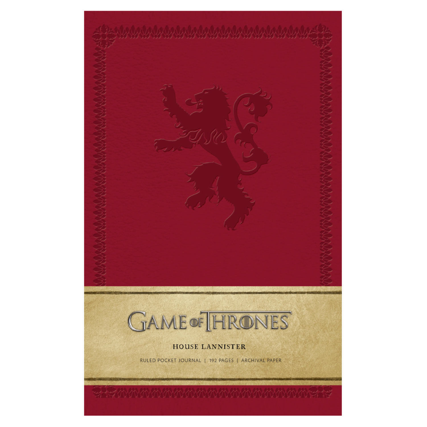 Game Of Thrones House Lannister Libreta Lujo T.dura Bolsillo image number 0.0