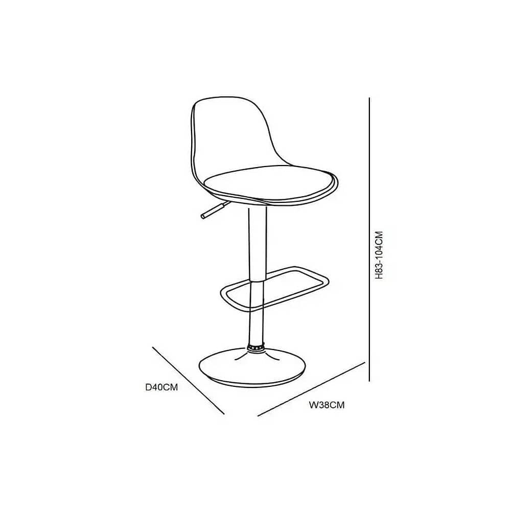 Pack 4 Silla Bar Elegance image number 3.0