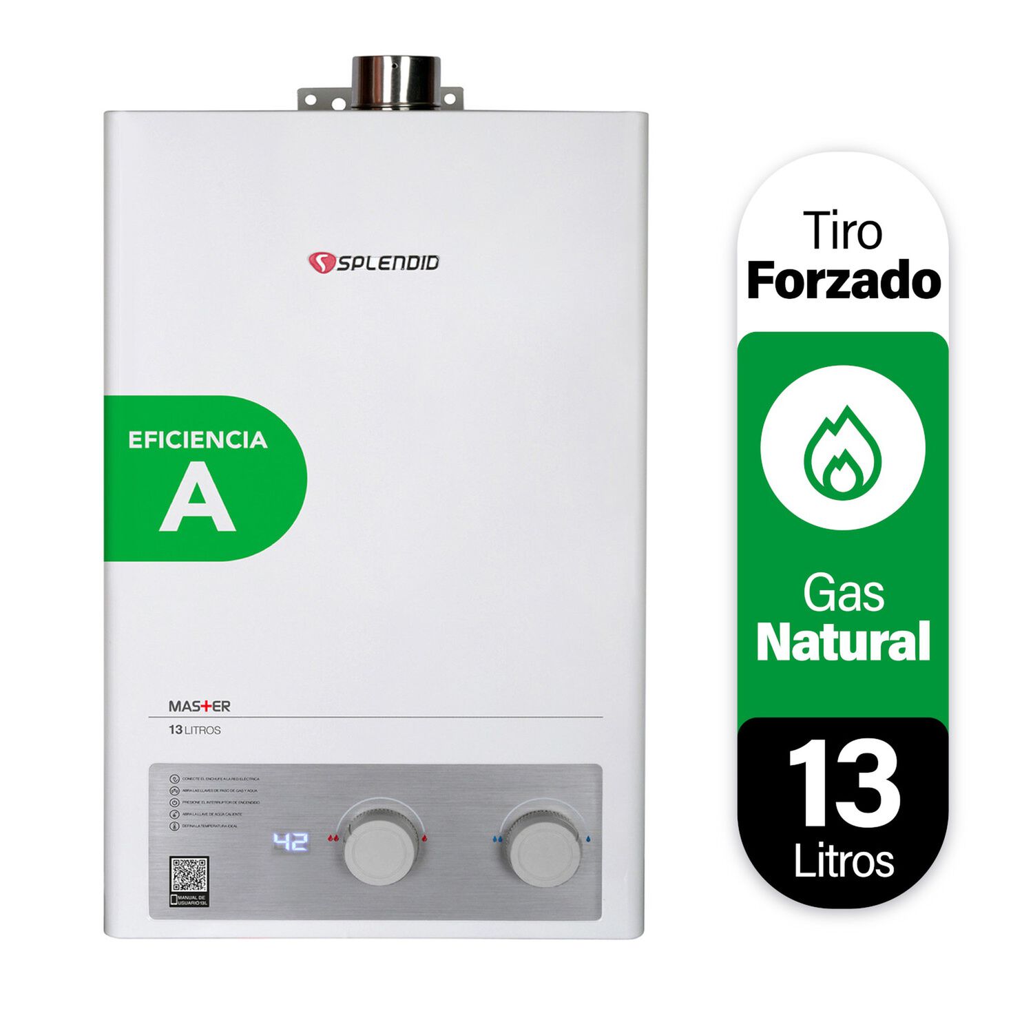 Pack Calefont 13l. T Forzado G Natural + Kit De Evacuaci&oacute;n image number 1.0