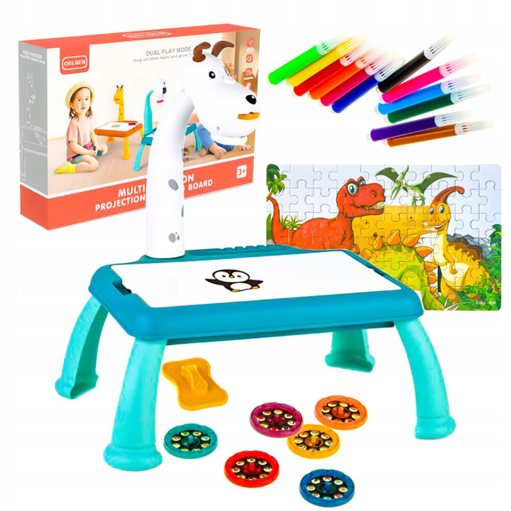 Mesa Juguete Proyector Cachorro Para Dibujar Multifuncional image number 3.0