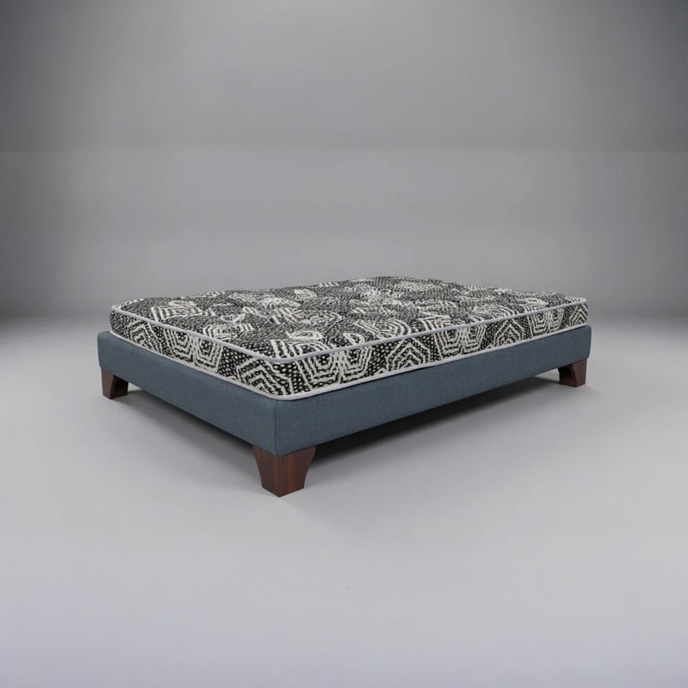 Cama 1 Plaza Box 13 Cm L180 Cm + Colchon Modelo Ideal / Con Patas De 11 Cm (gris) image number 1.0