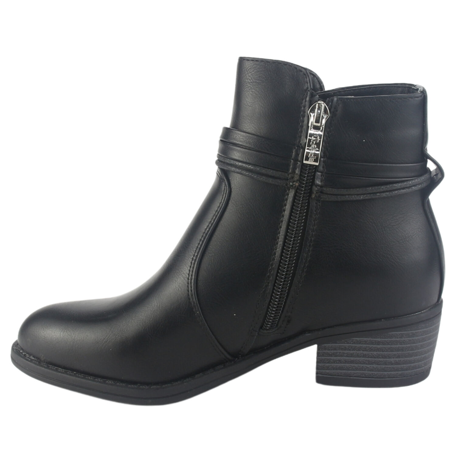 Botin Chalada Mujer Trosi-1 Negro Casual image number 1.0