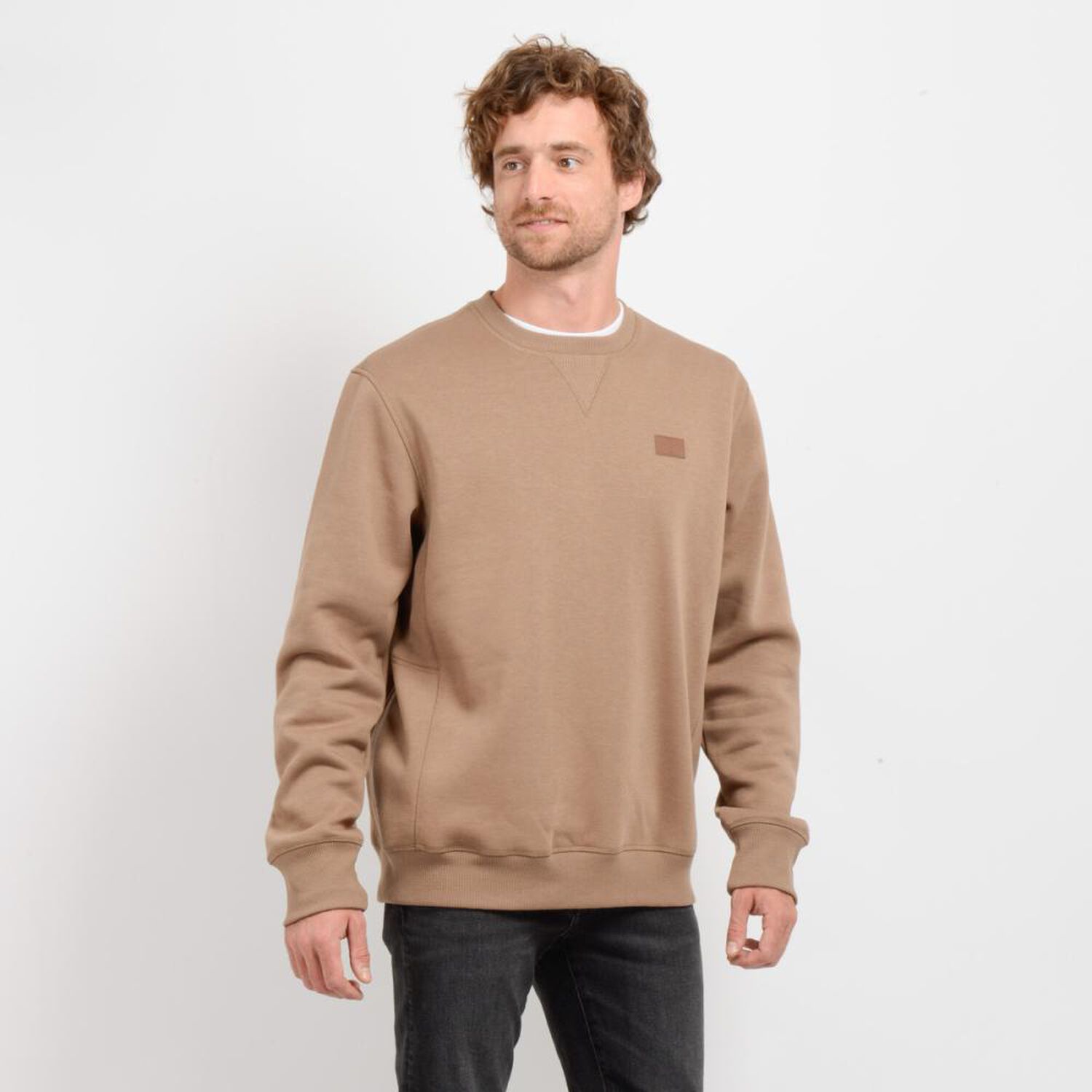 Poler&oacute;n Liso Cuello Redondo Hombre O'neill image number 2.0