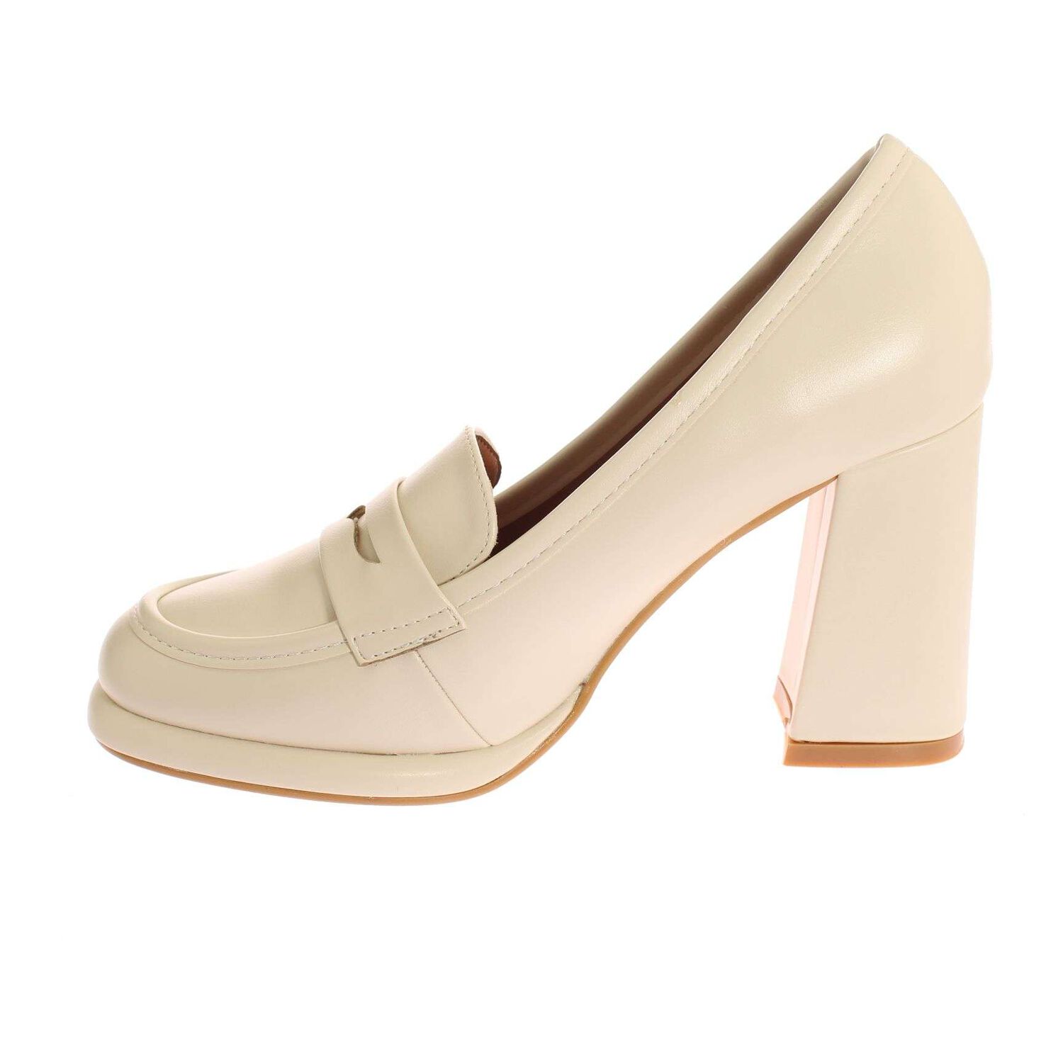 Zapato Tac&oacute;n Blanco V&iacute;a Franca Art. 5w116beige image number 3.0