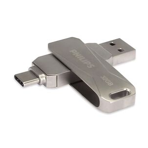 Pendrive Philips 32gb Tipo C Usb 3.0 Snap Rápido - Ps