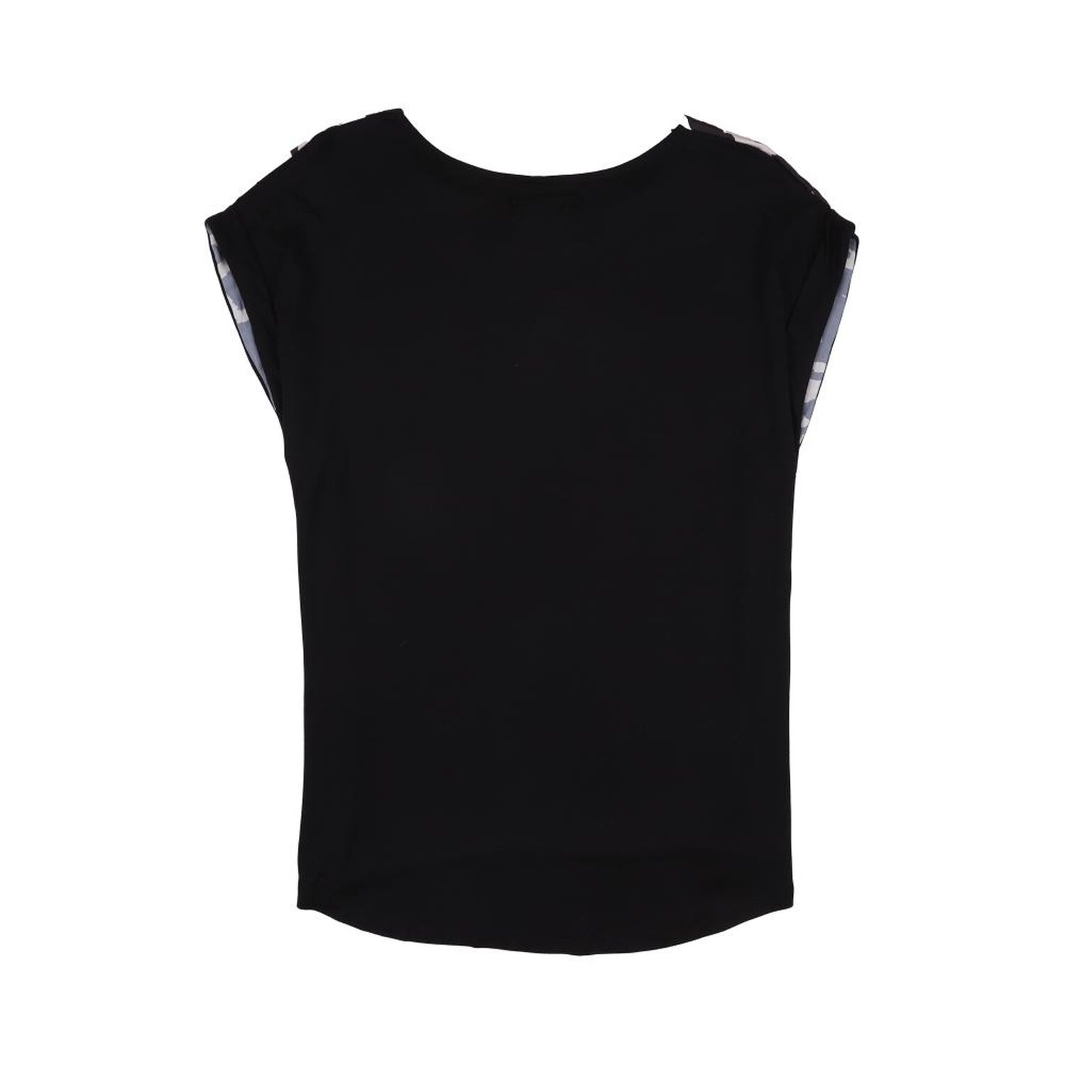 Polera Estampado Frontal Manga Corta Cuello V Mujer Kimera image number 1.0