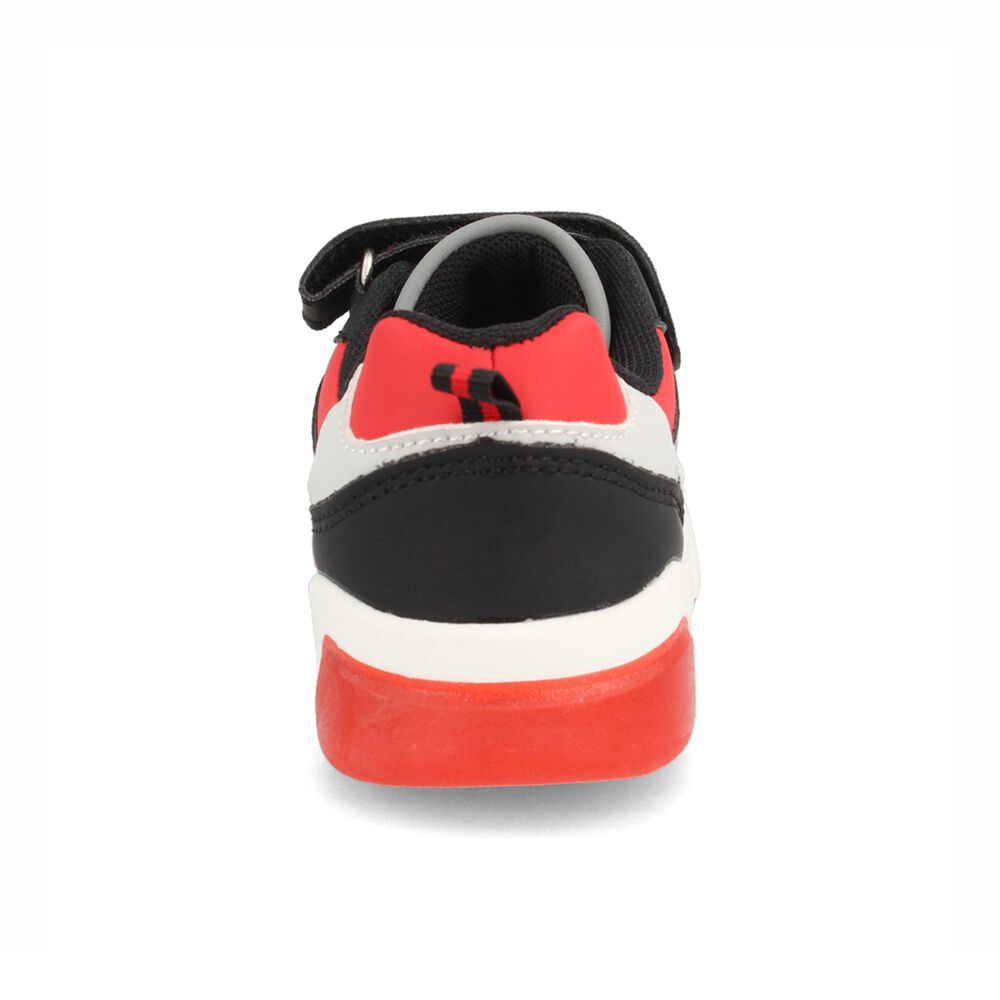 Zapatilla Ni&ntilde;o Bubblegummers Dakar Gris-rojo image number 2.0