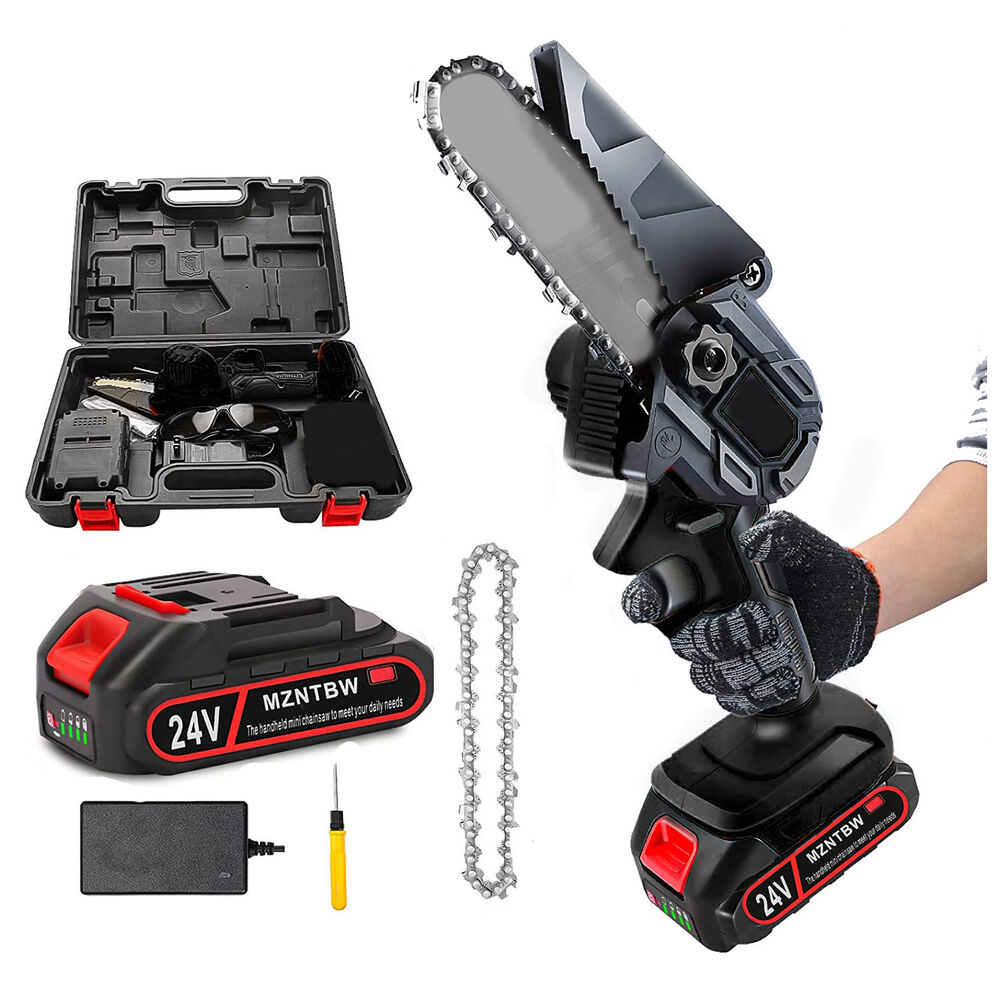 Motosierra Eléctrica Recargable Portátil 4" image number 0.0