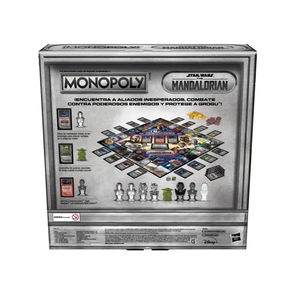 Juego De Mesa Monopoly The Mandalorian image number 3.0