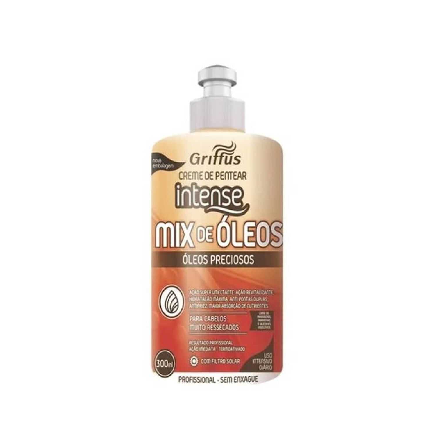 Crema Para Peinar Mix De Oleos 300ml Griffus image number 0.0