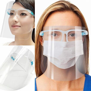 Pack 2 Escudo Protector Facial Ligero Y Ultra Transparente
