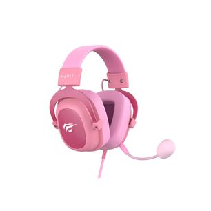 Aud&iacute;fono Gaming Headphone Micr&oacute;fono 53mm H2002dpi Havit Rosa