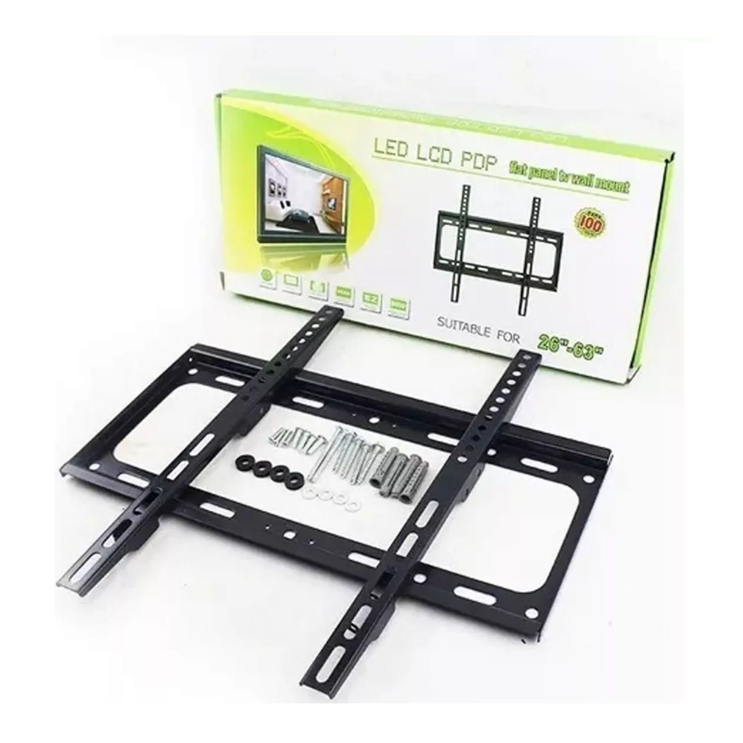 Soporte De Tv 26 A 63 Pulgadas Fijo Hasta 46cm Negro image number 2.0