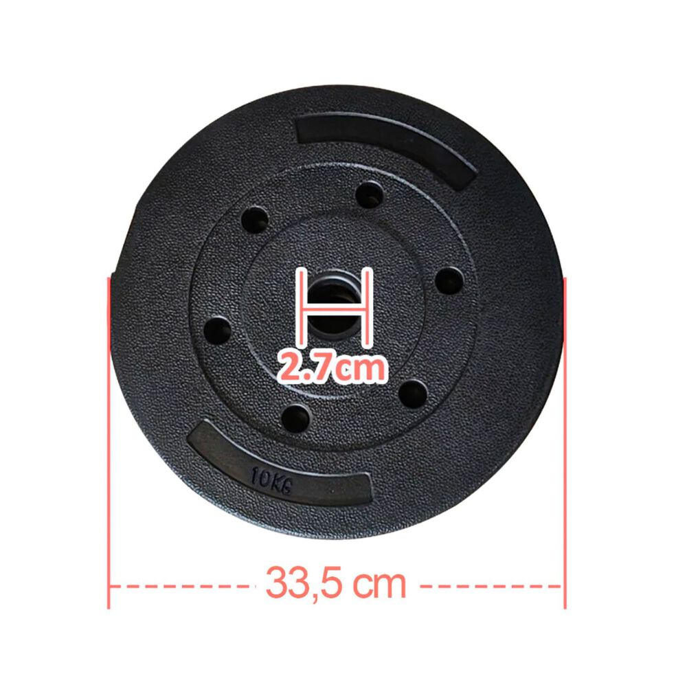Par Discos 10 Kg - 20 Kg En Total image number 1.0